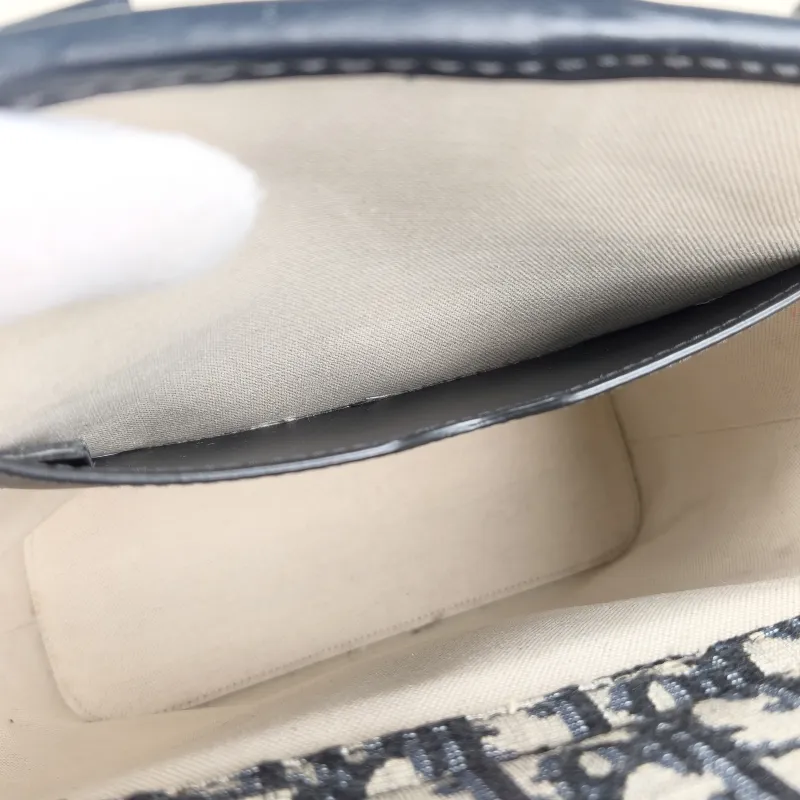 DIOR Shoulder Bag Signature avenue Bucket Blue Canvas One Size 22 × 9 × 22.5 cm — detail view 11 of 11