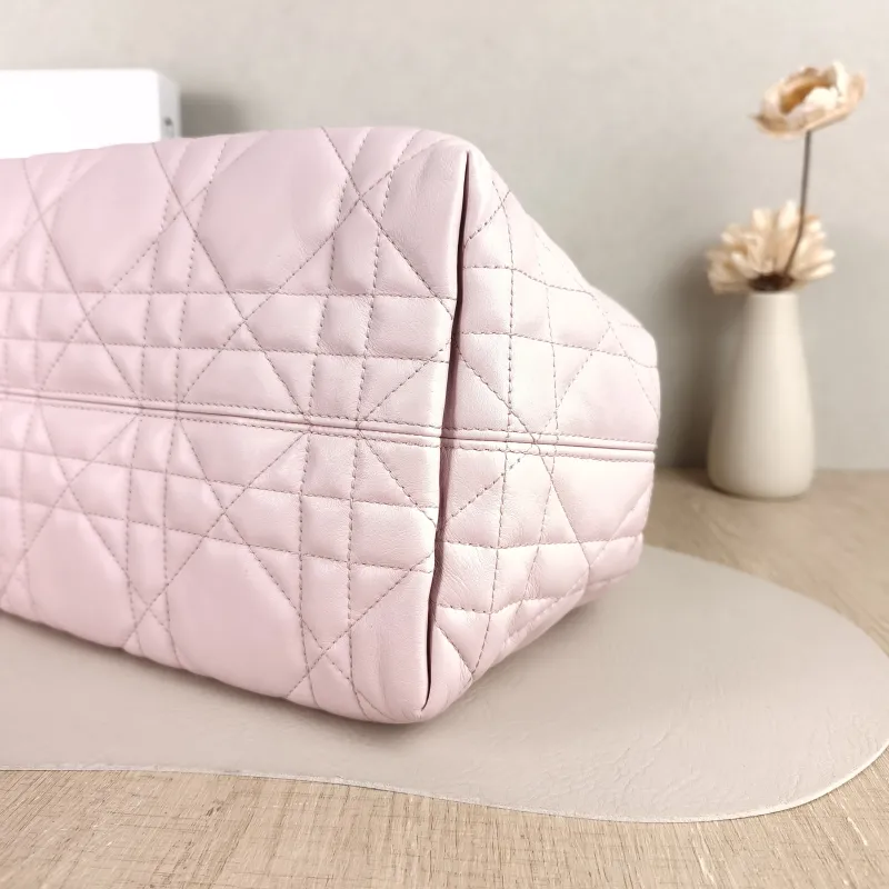 DIOR Top Handle Bag TOUJOURS Pink Calfskin Medium28.5 × 17 × 21.5 cm — detail view 4 of 10