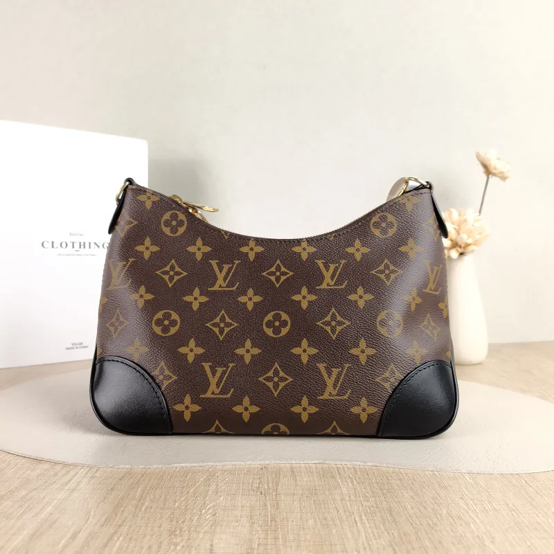 Louis Vuitton Crossbody Bag Boulogne PVC Small 26 × 9.5 × 16 cm