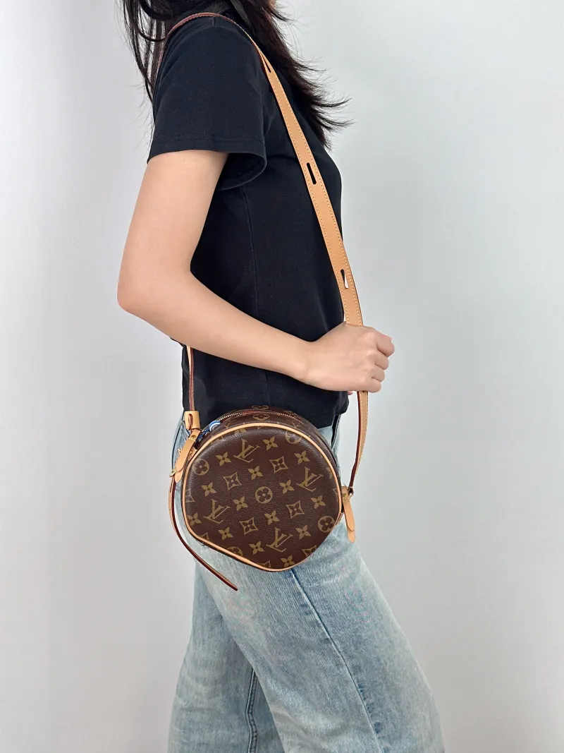 Louis Vuitton Crossbody Bag BOITE CHAPEAU SOUPLE Monogram PVC Small 17 × 8 × 17 cm — on-model view 1 of 2