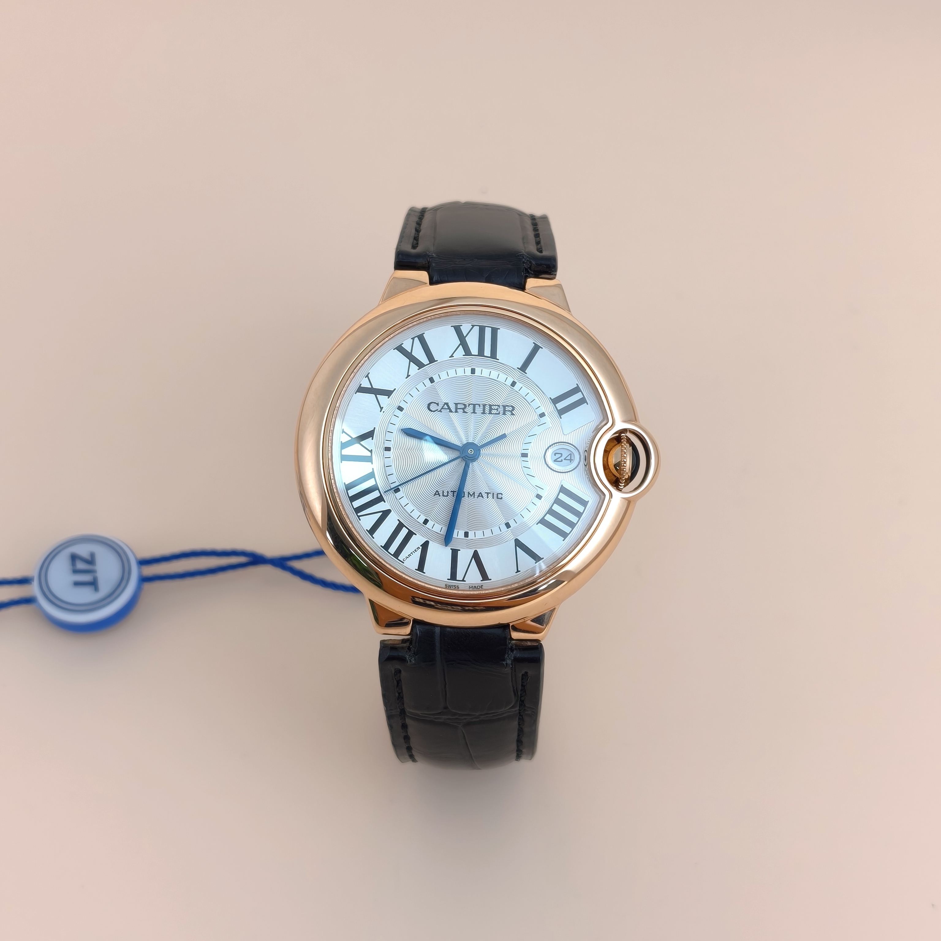 CARTIER Watch Ballon Bleu de Collection Watch Silver18KR ose Gold One Size40