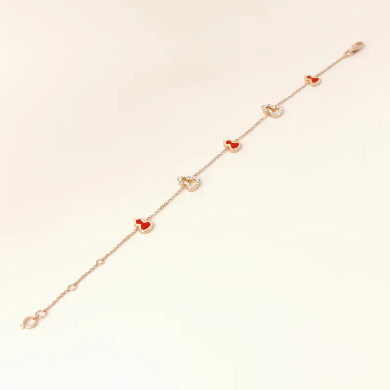 Qeelin Bracelet Wulu Collection Bracelet Diamond18KR ose Gold One Size 18cm โ cover view 9 of 9