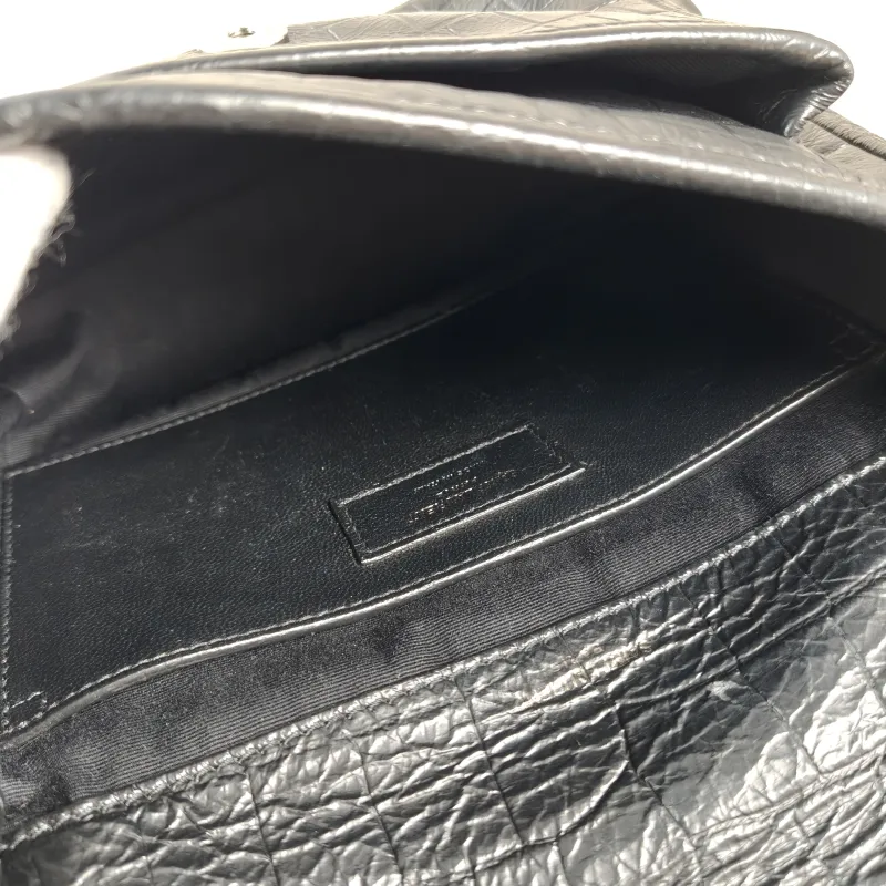 SAINT LAURENT Crossbody Bag Niki Black Waxed Leather Calfskin Small 21 × 7.5 × 16 cm — detail view 2 of 13