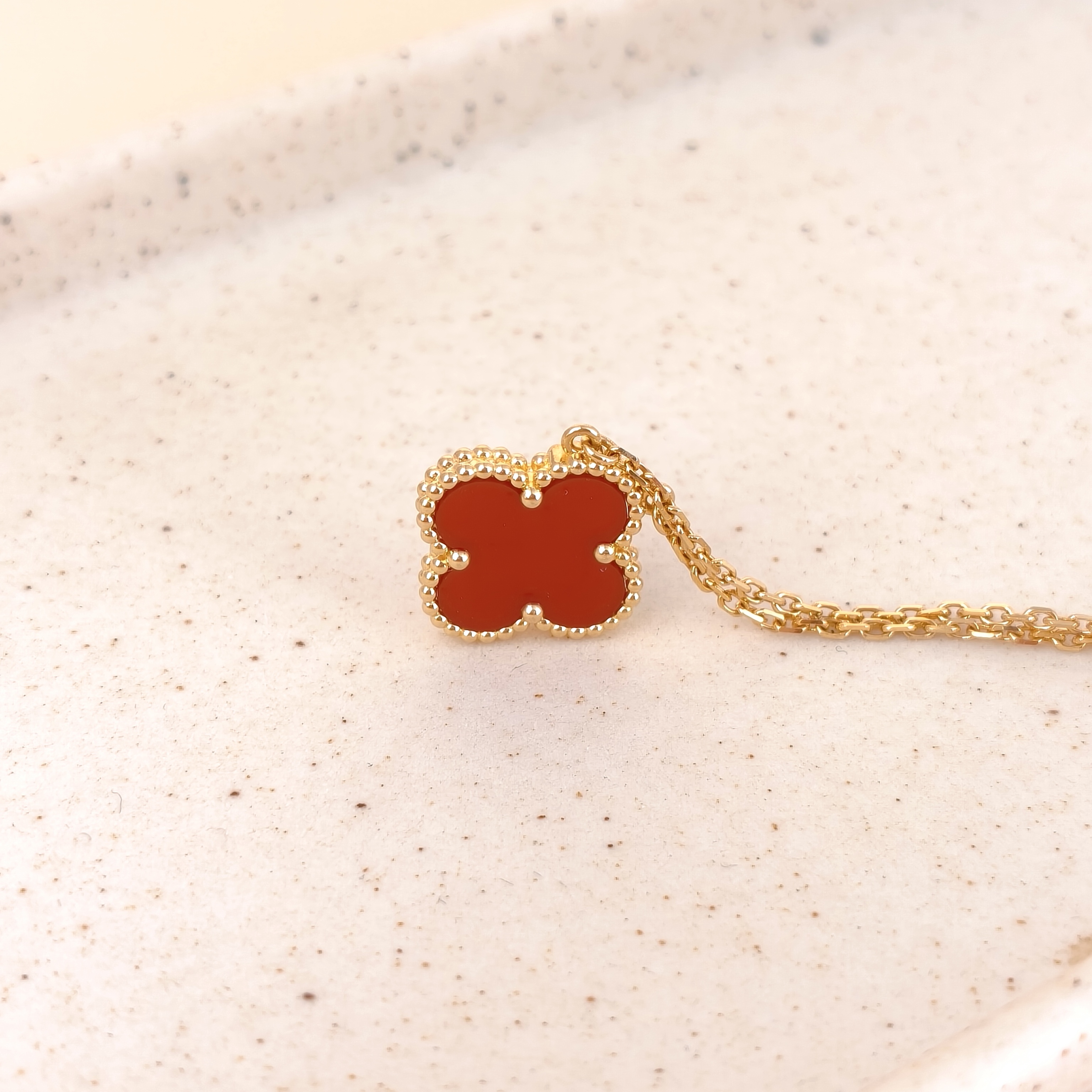 Van Cleef & Arpels Necklace Alhambra Alhambra Collection Necklace 18KY ellow Gold Vintage Small42cm — cover view 10 of 10