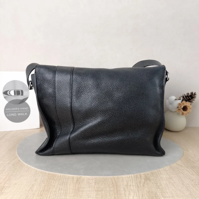 Hermès Shoulder Bag Alfred Messenger Bag Shoulder Bag Black TC Calfskin One Size 35 × 13 × 25 cm P — cover view 4 of 5