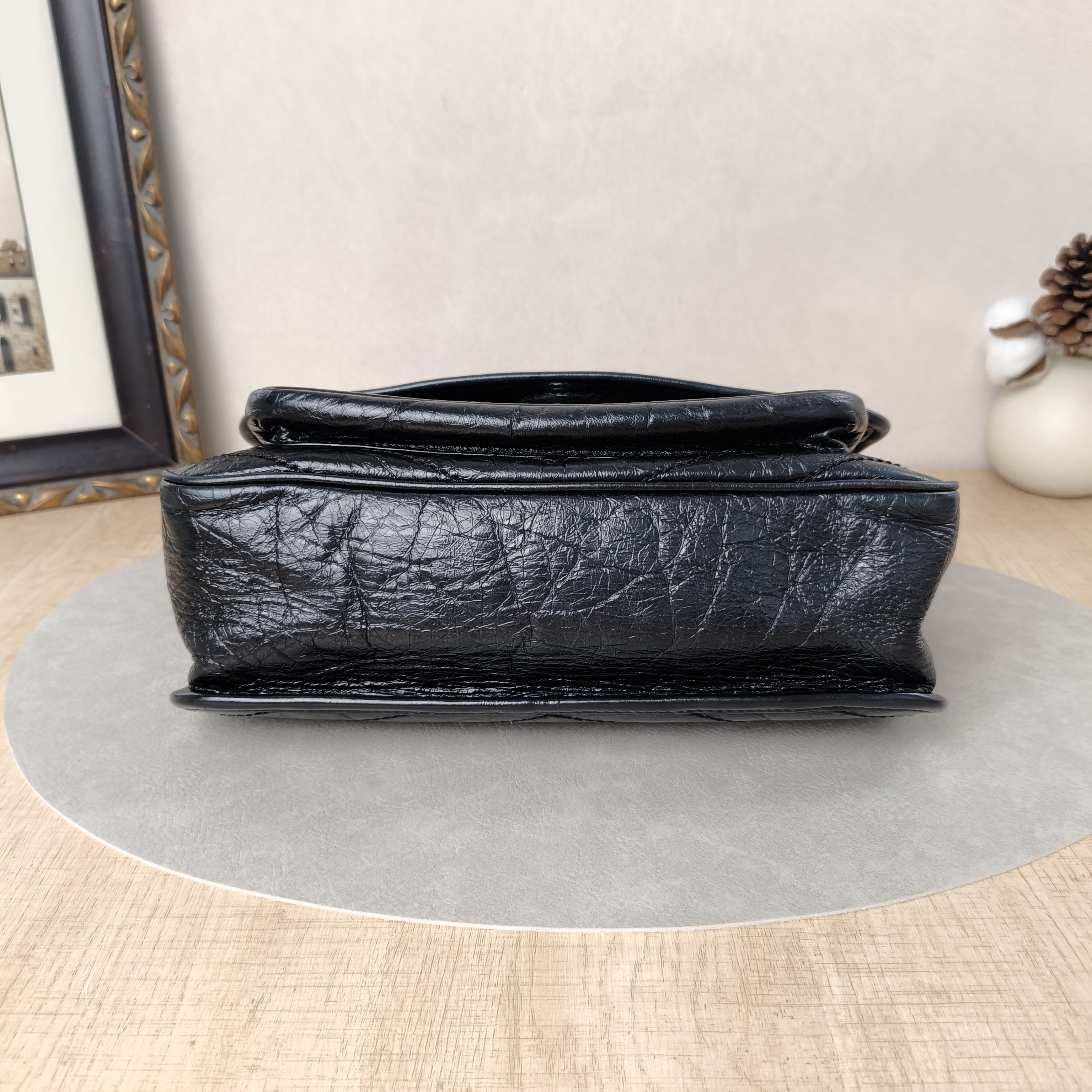 SAINT LAURENT Crossbody Bag Niki D Waxed Leather Calfskin Medium28 × 8.5 × 20 cm — cover view 5 of 5