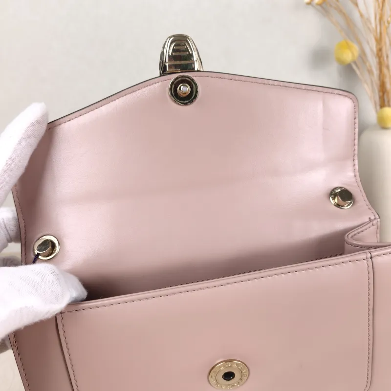 Bvlgari Shoulder Bag Serpenti Forever Collection Crossbody Bag Beige Calfskin One Size 22 × 5 × 14 cm — detail view 11 of 15