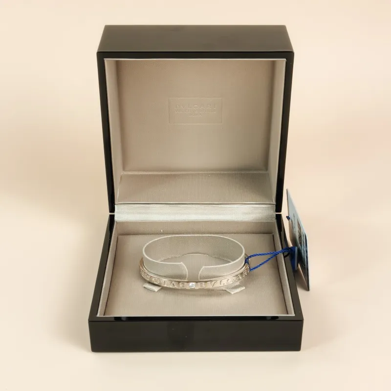Bvlgari Bangle Collection Bangle White Gold 18KW hite Gold Diamond One Size M — cover view 8 of 8