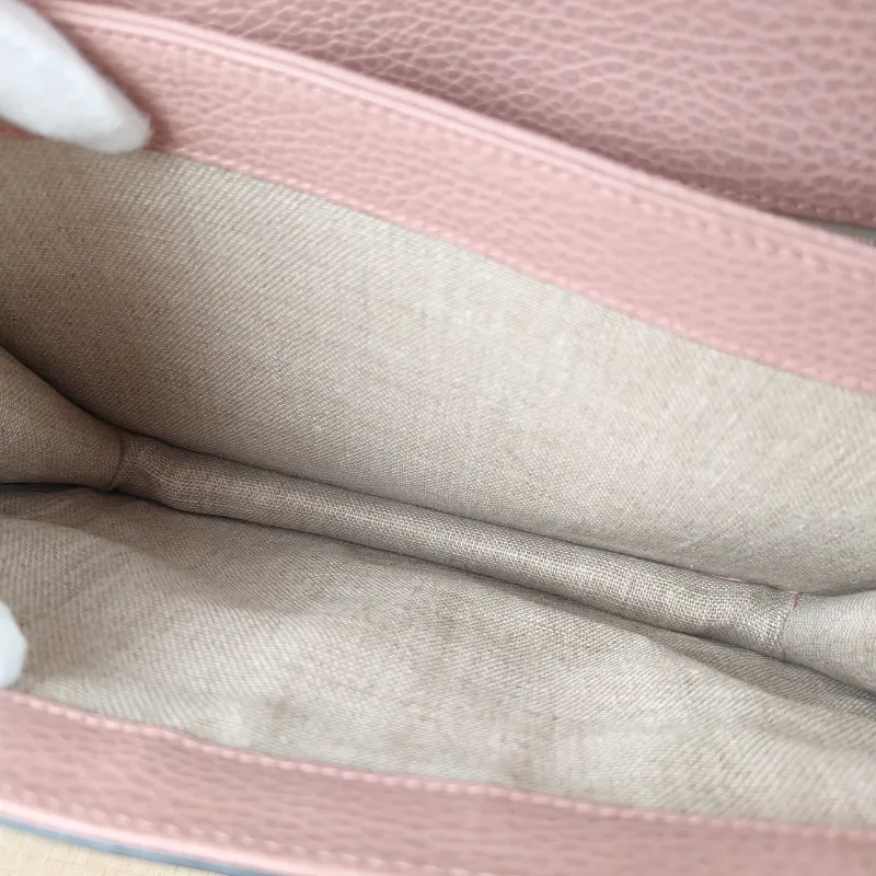 GUCCI Crossbody Bag Collection Crossbody Bag Pink Calfskin 28 × 7 × 18 cm — detail view 13 of 13