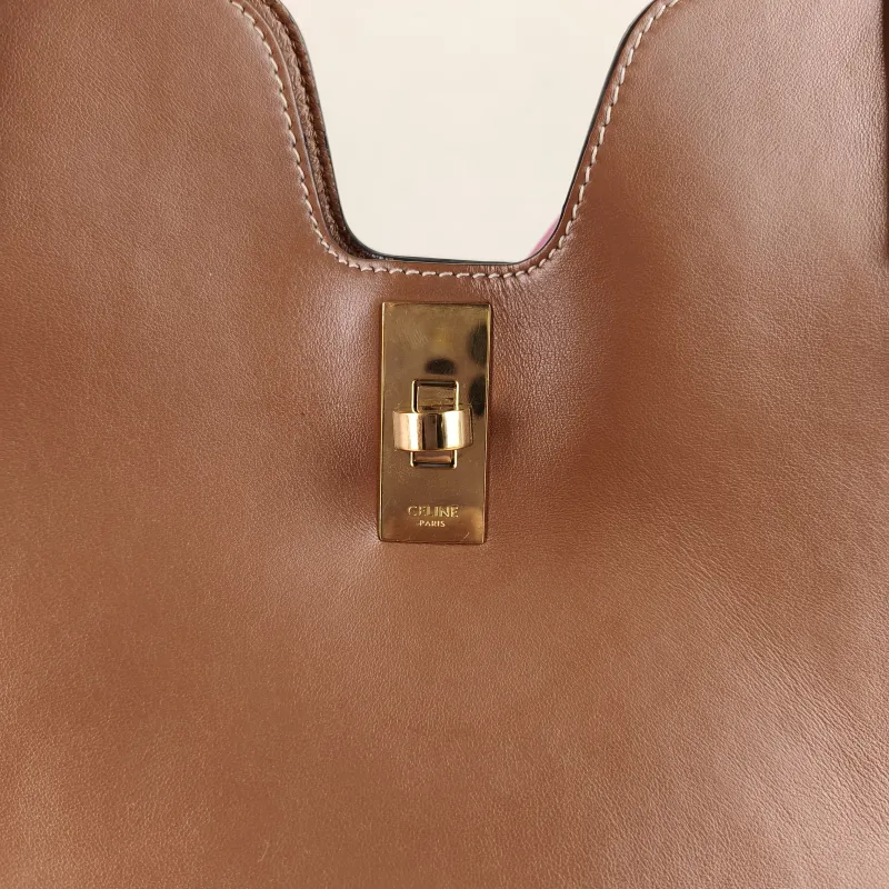 CELINE Shoulder Bag Cabas 16 Tote Bag Caramel Calfskin Large 37 × 14 × 26 cm — detail view 3 of 11