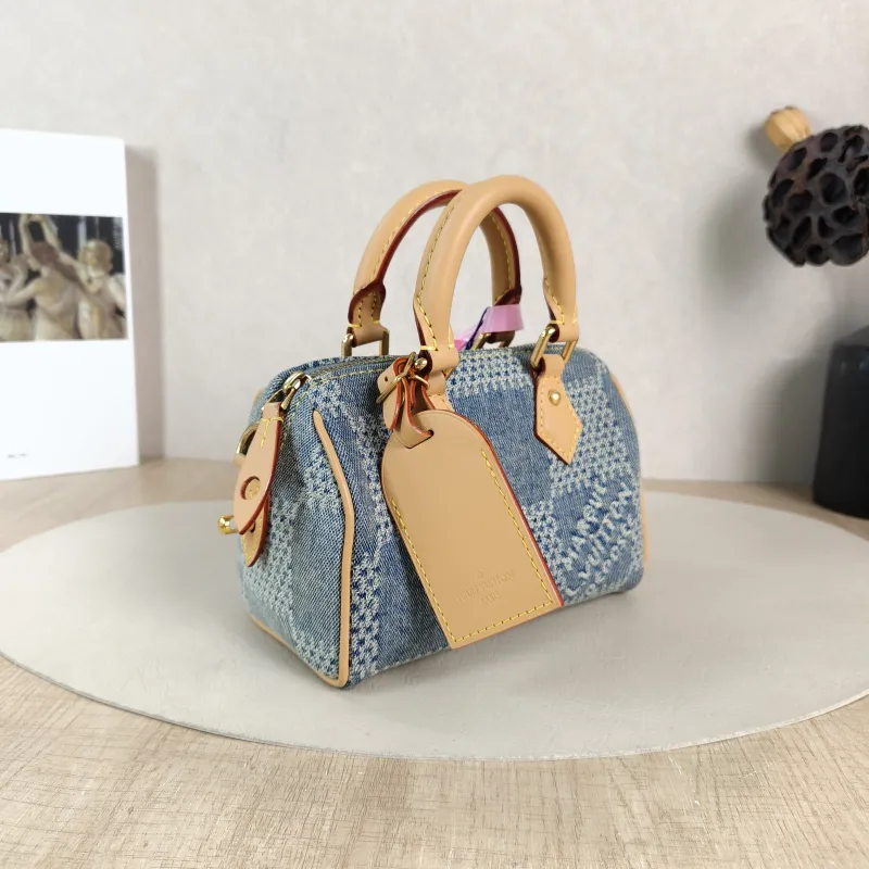 Louis Vuitton Crossbody Bag Speedy Nano Blue nano 16 × 7.5 × 10 cm — cover view 2 of 6