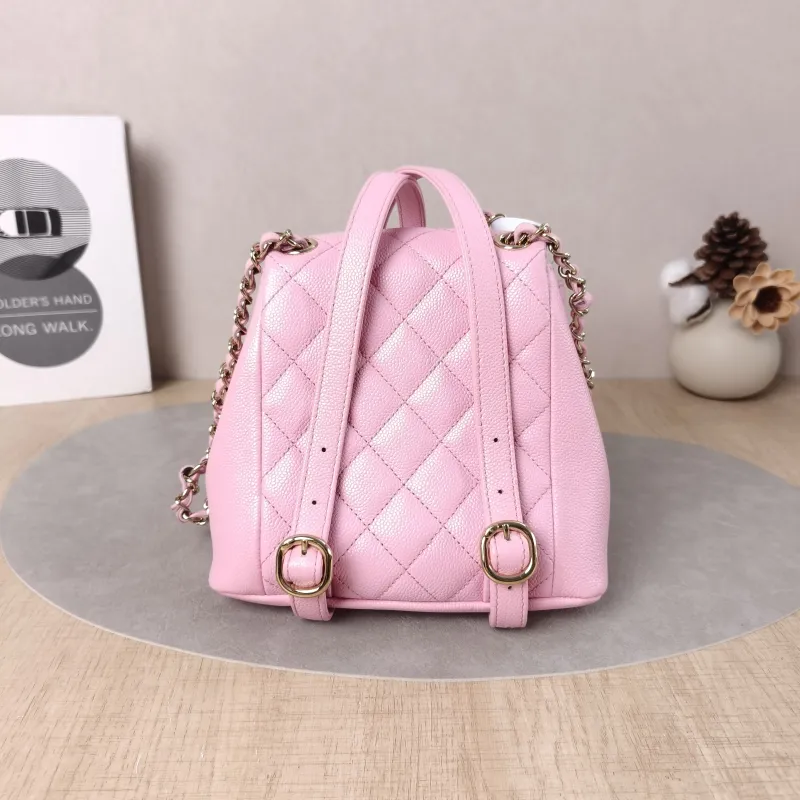 Chanel Backpack Duma Pink Calfskin Small16.5 × 10 × 17.5 cm — cover view 5 of 5