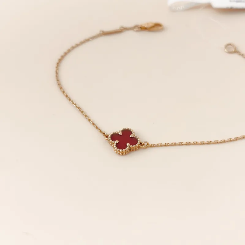 Van Cleef & Arpels Bracelet Alhambra Alhambra Collection Single-Motif Bracelet 18KR ose Gold Sweet Mini 17.5cm — cover view 2 of 8