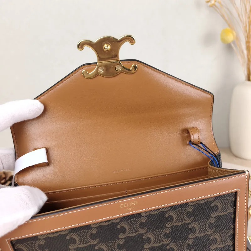 CELINE Crossbody Bag MARGO Wallet Monogram PVC Mini 19.5 × 4.5 × 13 cm — detail view 7 of 11