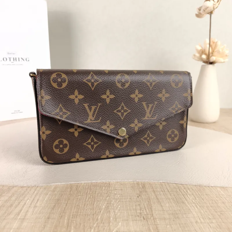 Louis Vuitton Crossbody Bag Pochette Félicie Monogram PVC Small 21 × 3 × 12 cm — cover view 3 of 5