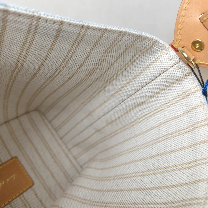 Louis Vuitton Top Handle Bag ALL IN BB Blue PVC BB 16 × 12 × 18 cm — detail view 13 of 14