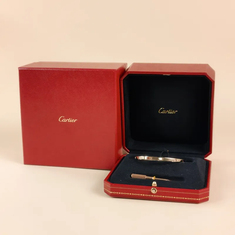 CARTIER Bangle Love Collection Bangle Rose Gold 18KR ose Gold Small Edition17 — cover view 6 of 8