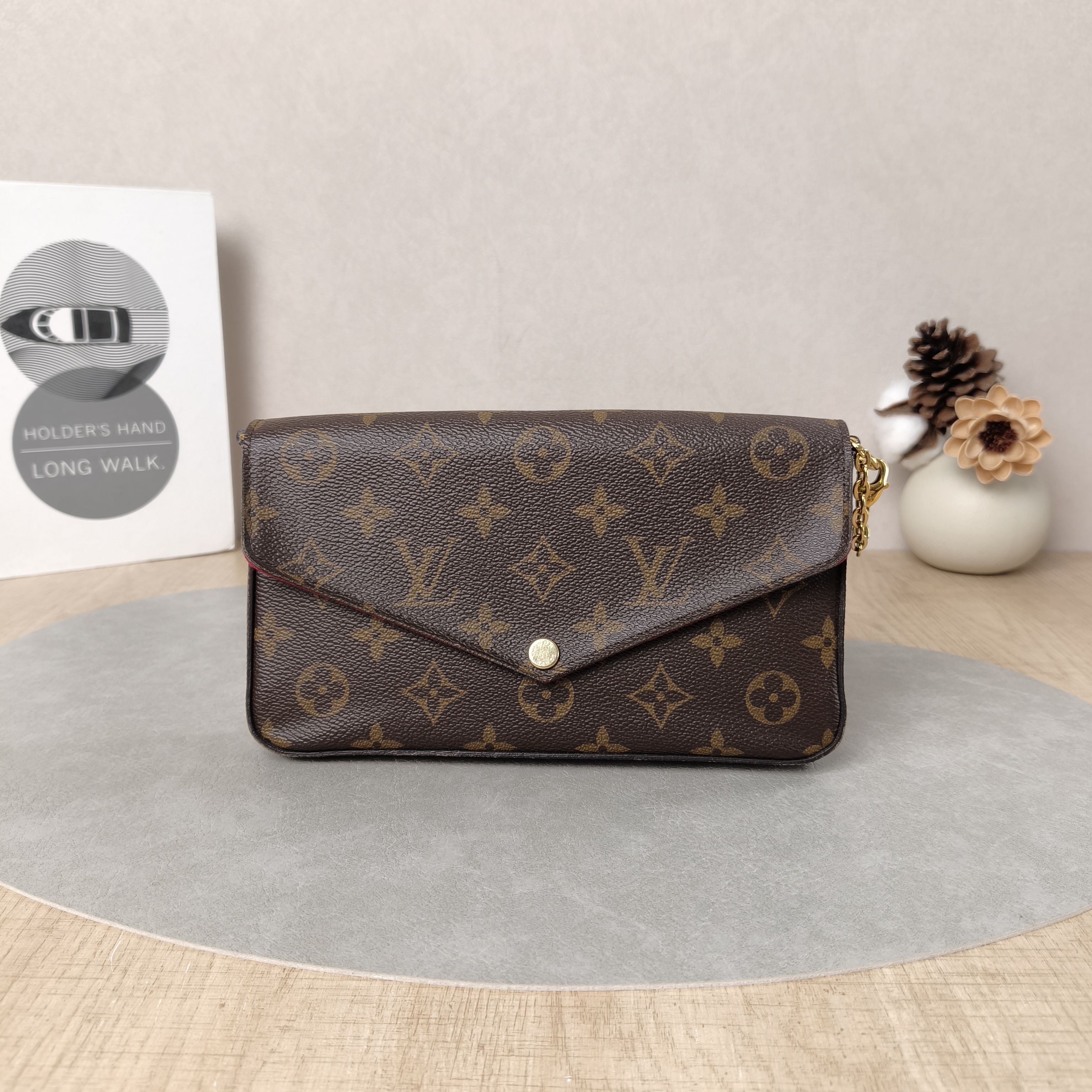 Louis Vuitton Crossbody Bag Pochette Félicie Monogram PVC Small21 × 3 × 12 cm