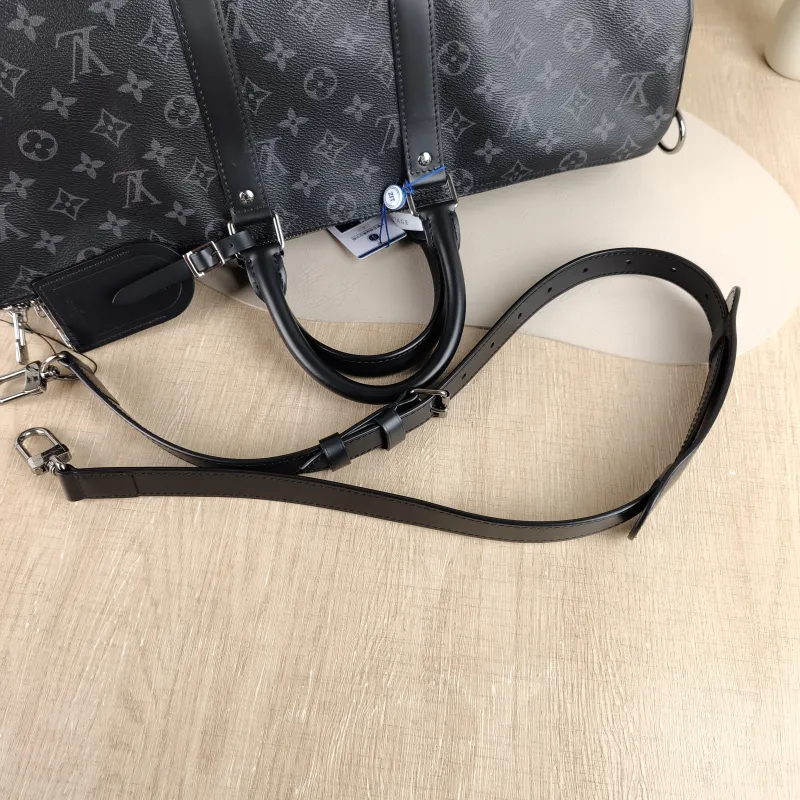 Louis Vuitton Crossbody Bag Keepall 45 Shoulder Strap Edition Monogram PVC 45 × 20 × 27 cm — detail view 10 of 12