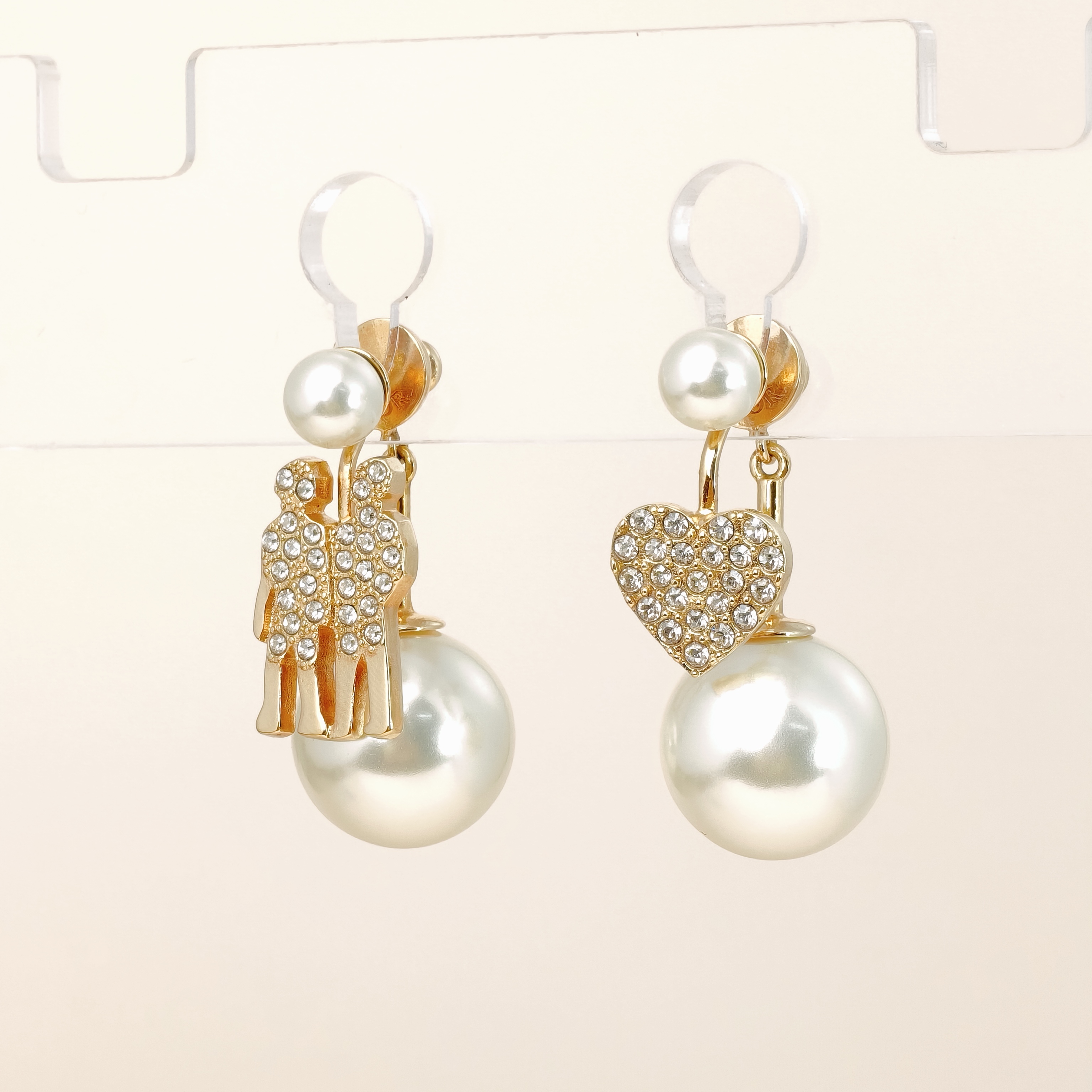 DIOR Earrings Pearl Edition Gold Pearl · One Size