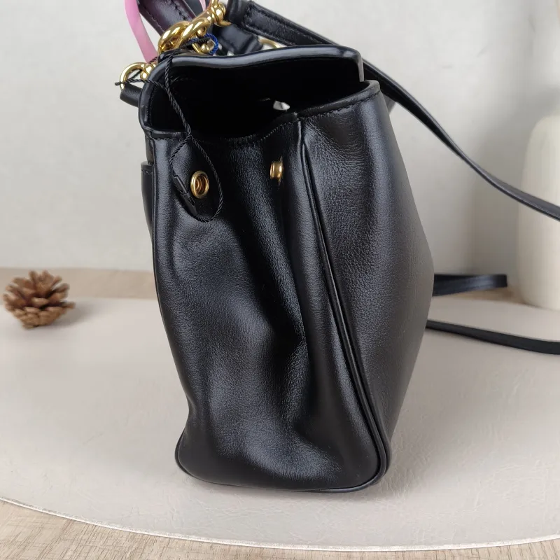 BALENCIAGA Crossbody Bag RODEO Black CC alfskin Mini 23 × 10 × 17 cm — detail view 10 of 12