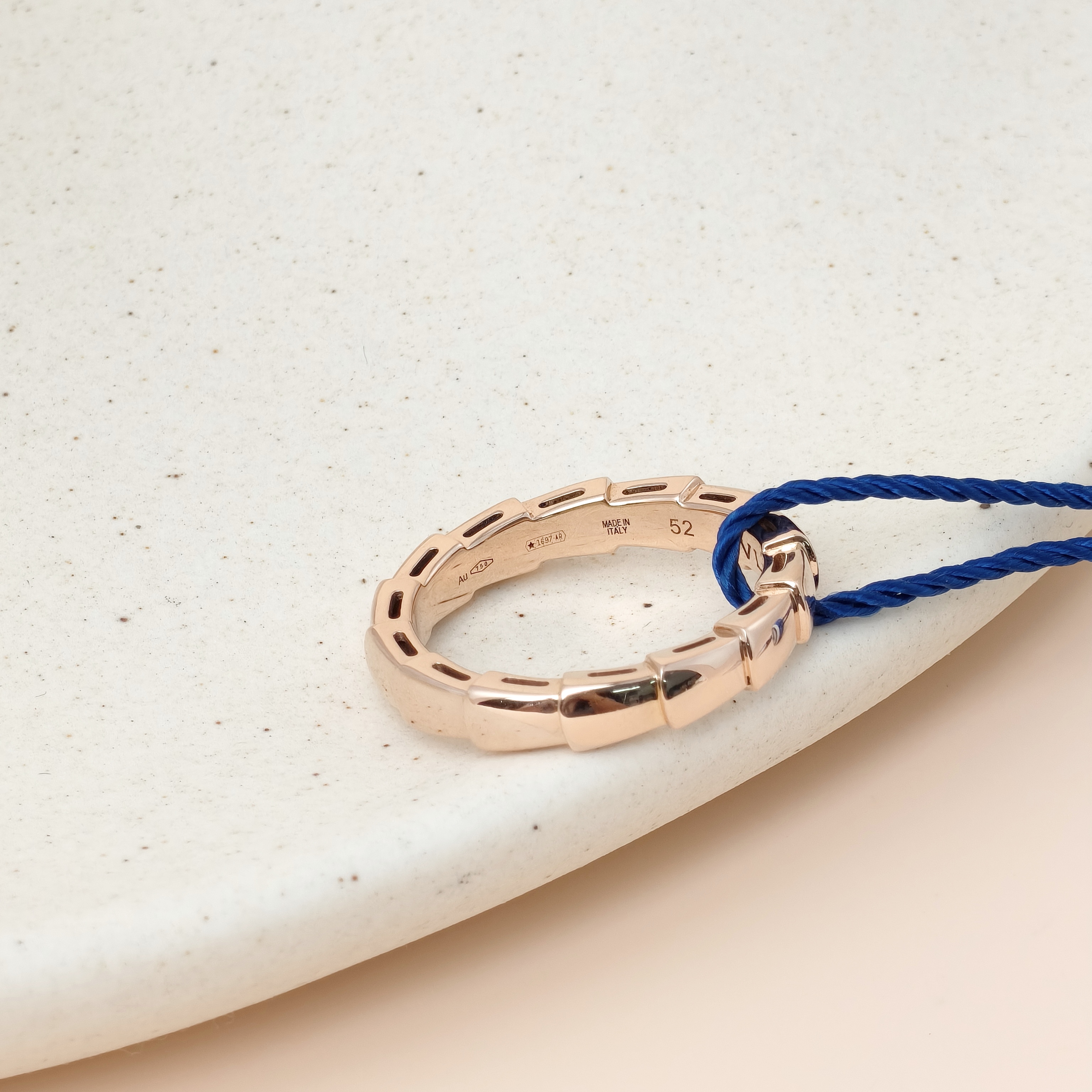 Bvlgari Ring Serpenti Viper Collection Ring Rose Gold 18KR ose Gold50 EU — cover view 10 of 10