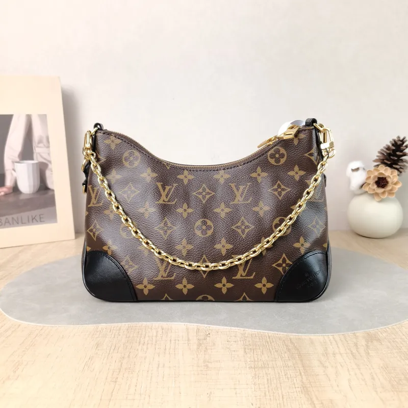 Louis Vuitton Crossbody Bag Boulogne PVC Small 26 × 9.5 × 16 cm
