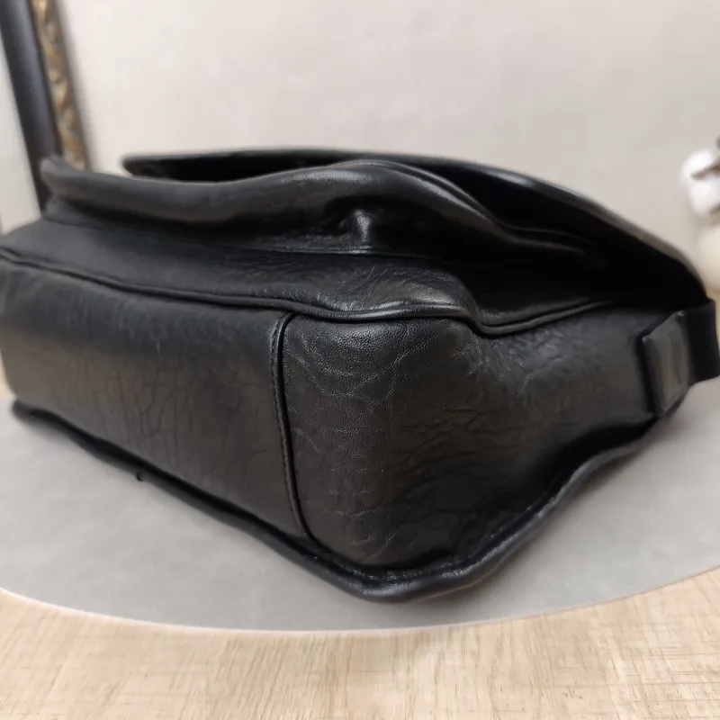 SAINT LAURENT Crossbody Bag Niki Black Lambskin 32 × 9 × 23 cm — cover view 2 of 10