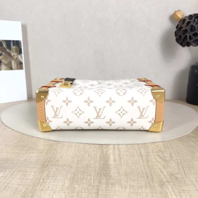 Louis Vuitton Crossbody Bag Side Trunk Box · Black PVC Medium 23.5 × 8.5 × 16 cm — cover view 4 of 5