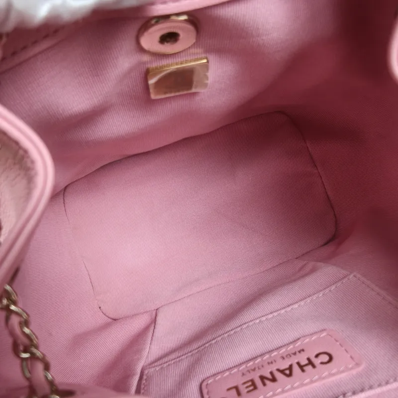 Chanel Backpack Duma Pink Calfskin Small18 × 12 × 18.5 cm — detail view 9 of 13