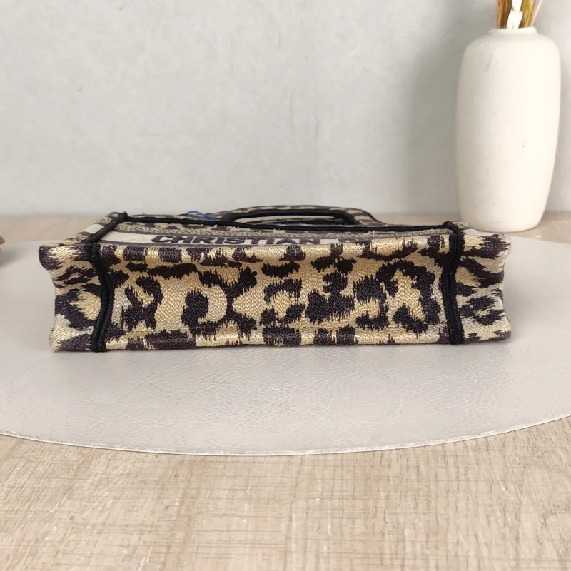 DIOR Top Handle Bag Book Tote Canvas Mini 22.5 × 6 × 15 cm — cover view 4 of 5