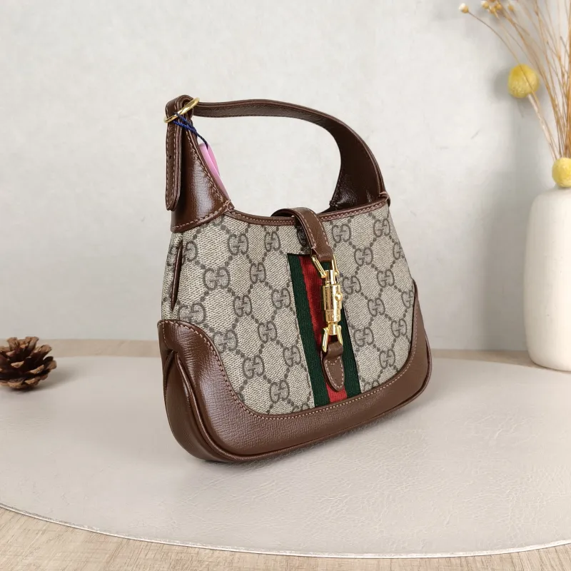 GUCCI Shoulder Bag Jackie 1961Collection Monogram PVC Mini 19 × 3 × 13 cm — cover view 4 of 5