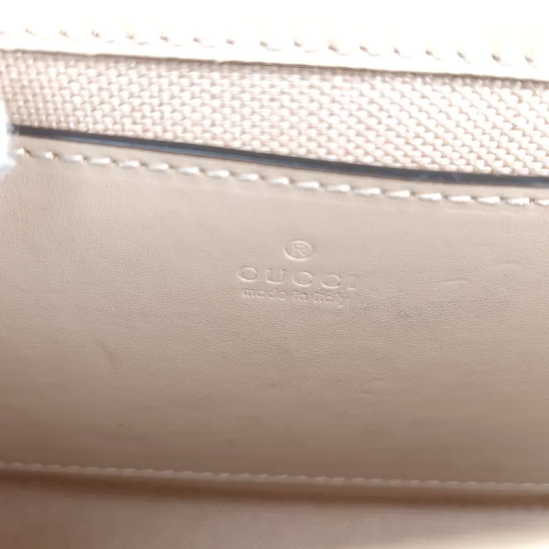 GUCCI Crossbody Bag GG Collection Shoulder Bag Beige Calfskin Mini 21 × 3 × 13.5 cm — detail view 3 of 12
