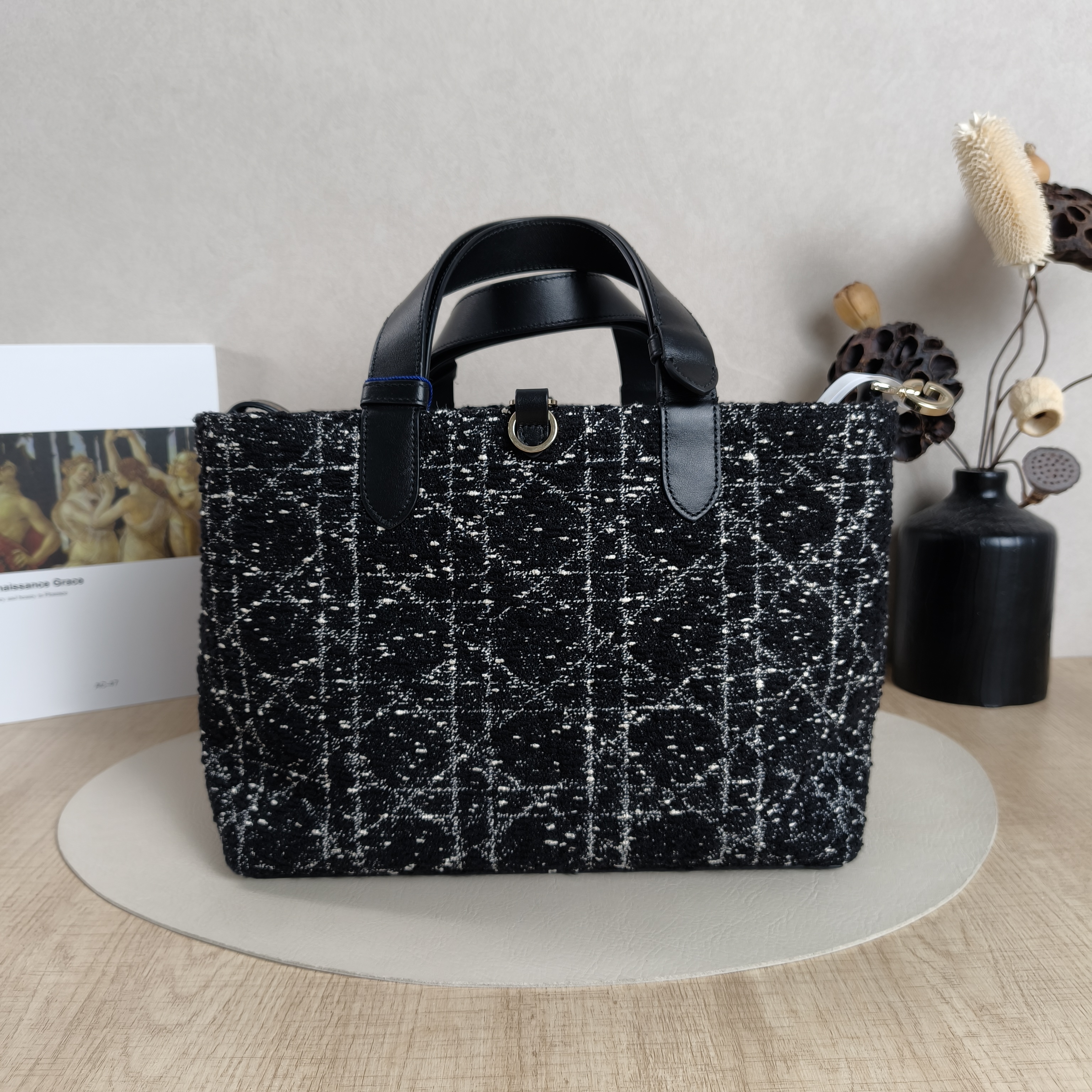 DIOR Top Handle Bag TOUJOURS Black Medium28.5 × 17 × 21.5 cm — cover view 7 of 11