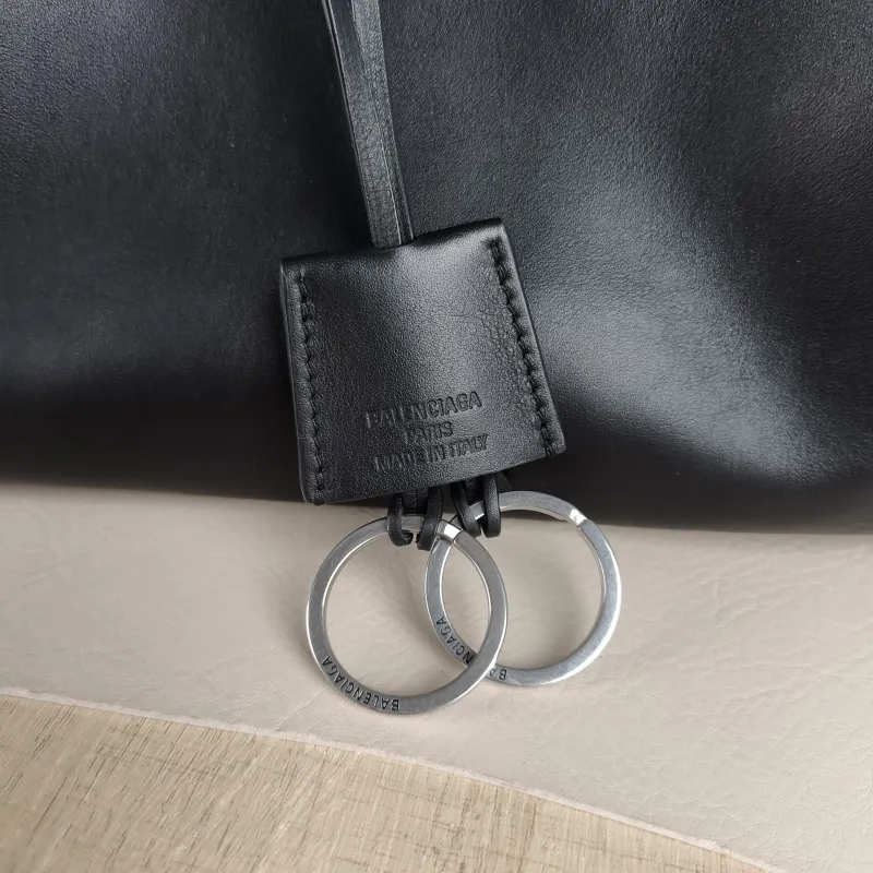 BALENCIAGA Crossbody Bag RODEO Black Calfskin Small 27 × 10 × 20 cm — detail view 11 of 12