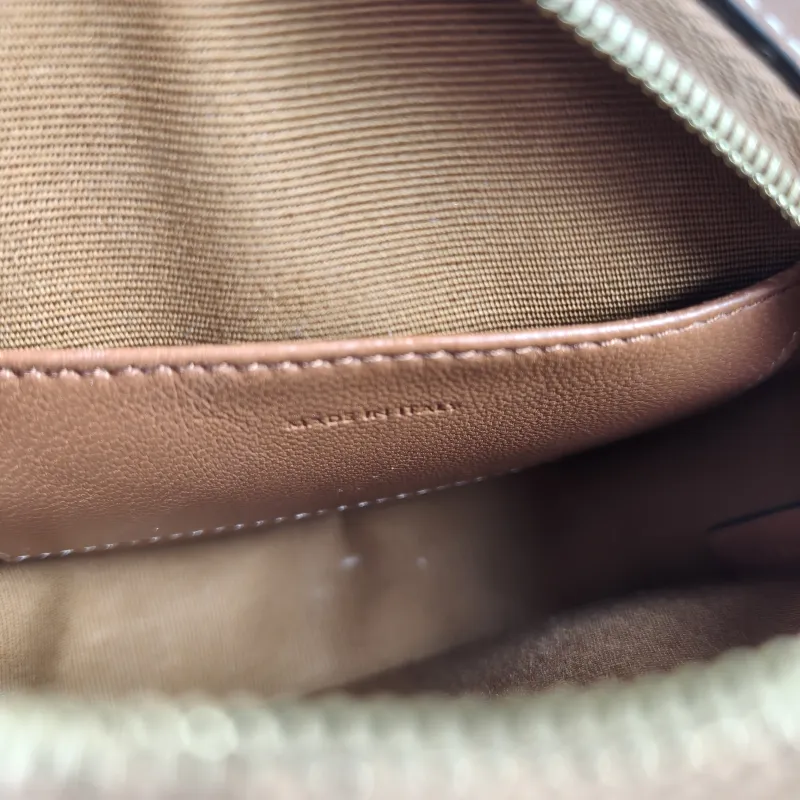 CELINE Crossbody Bag Triomphe Monogram PVC Mini 13.5 × 4 × 13.5 cm — detail view 3 of 10