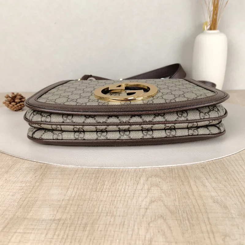 GUCCI Shoulder Bag Blondie Top Handle Bag Monogram PVC Medium29 × 7 × 22 cm — cover view 2 of 5