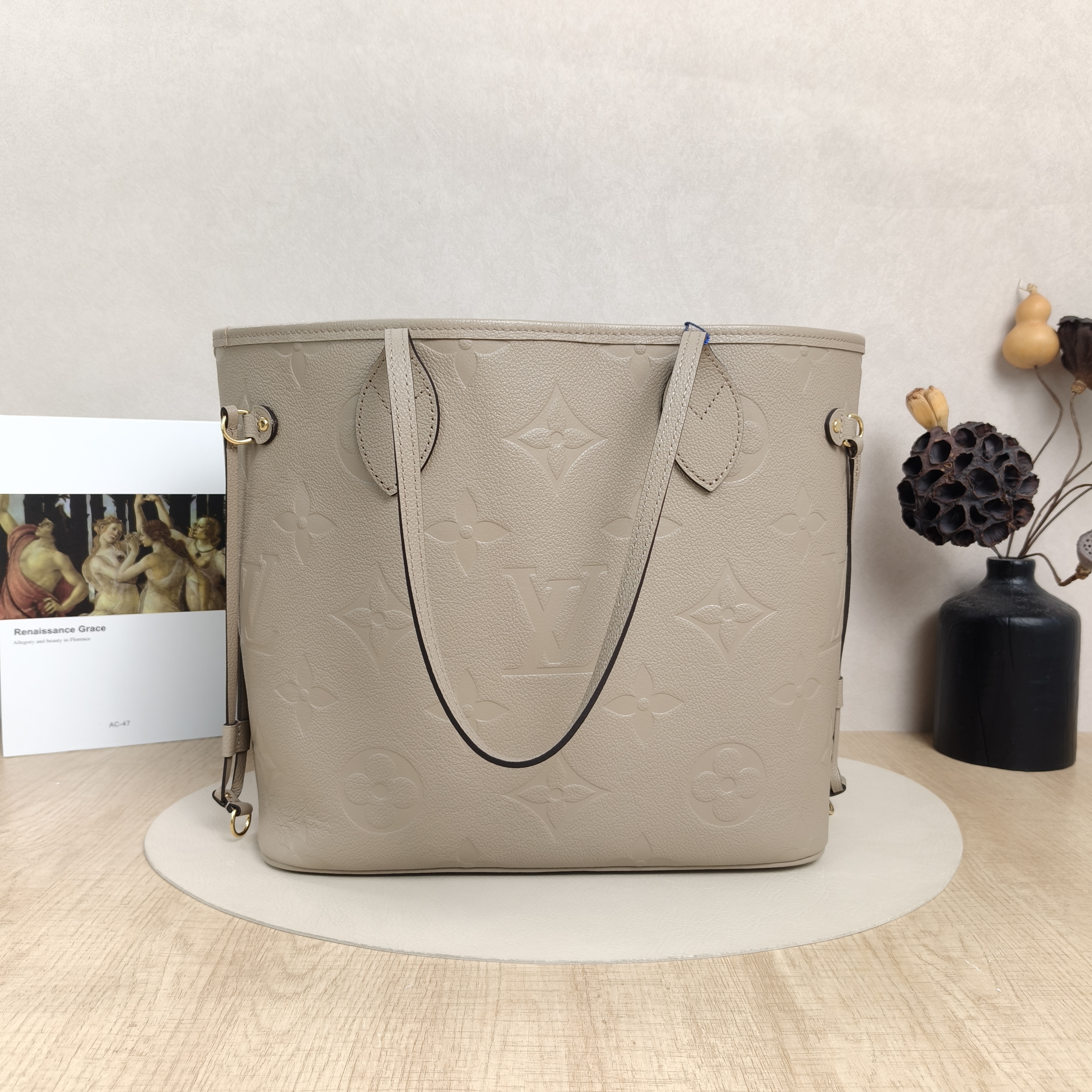Louis Vuitton Shoulder Bag Neverfull Empreinte Embossed Calfskin Medium31 × 14 × 28 cm