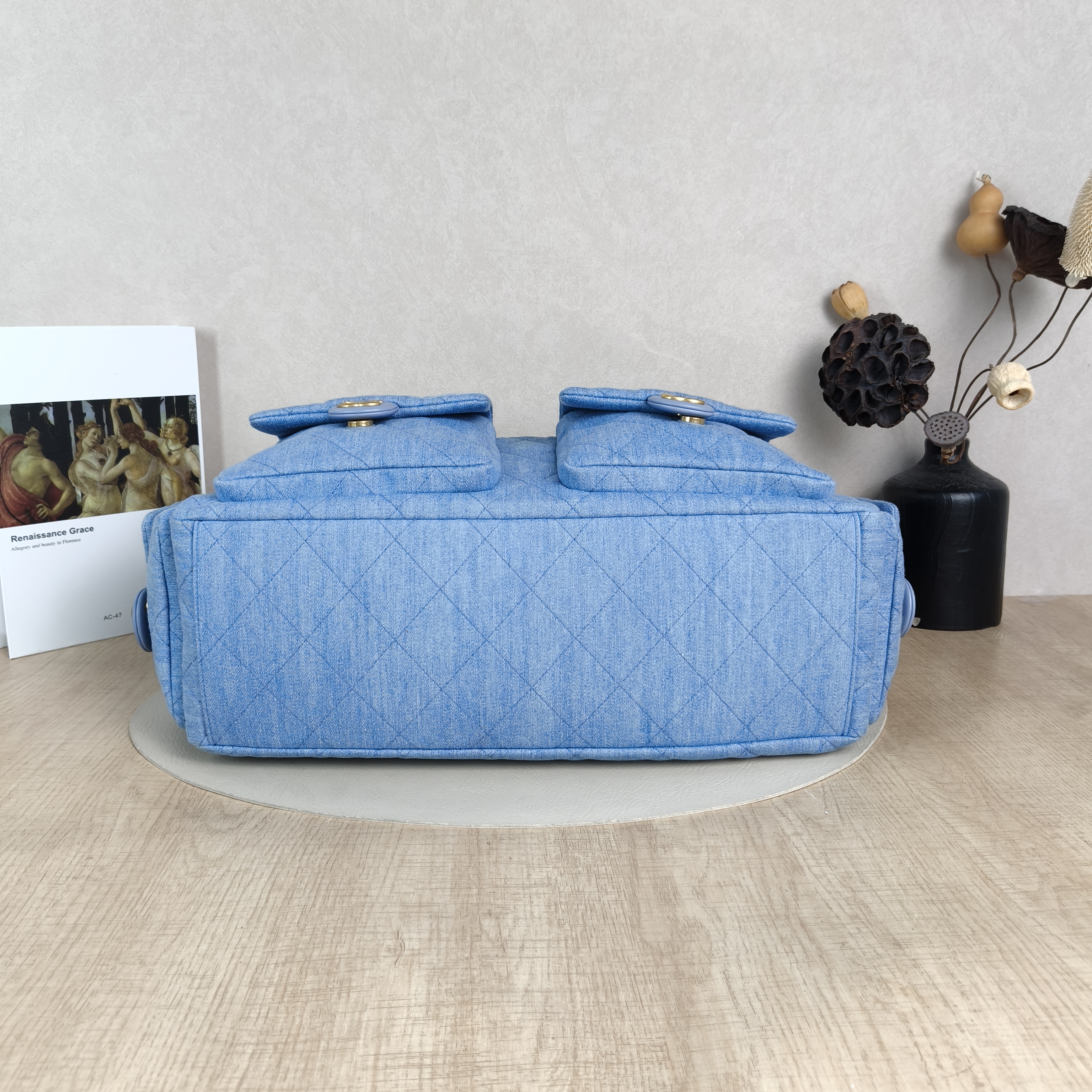 Chanel Shoulder Bag25c c hobo Blue Large31 × 15 × 22 cm — cover view 4 of 5