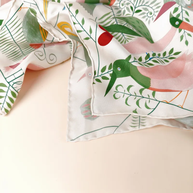 Hermès Pink Silk 90*90cm — cover view 7 of 8