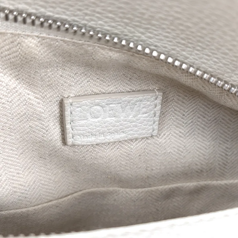 LOEWE Crossbody Bag Puzzle White CC alfskin Small 24 × 10.5 × 16.5 cm — detail view 2 of 11