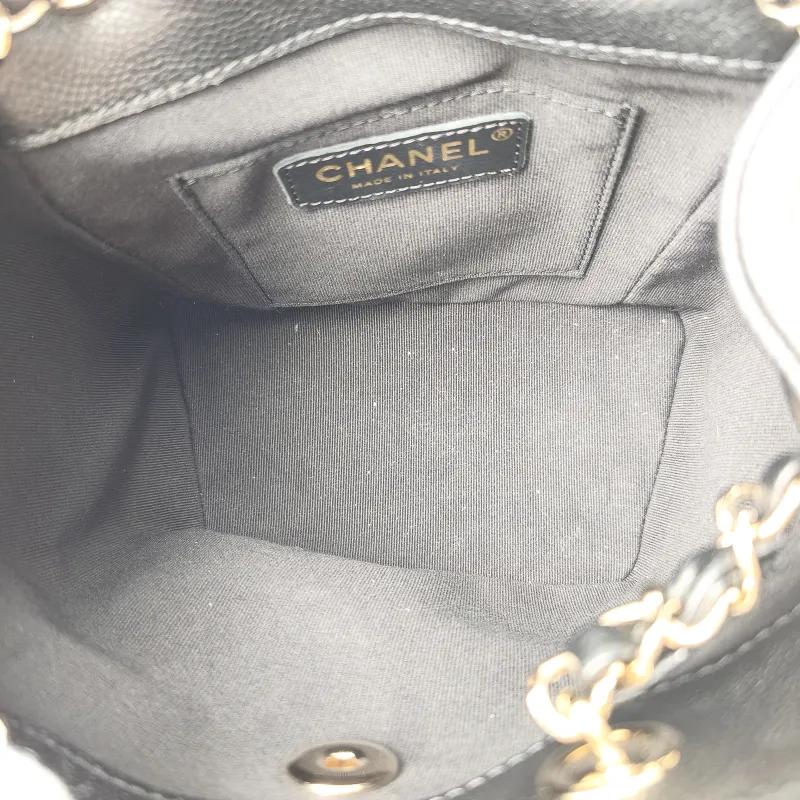 Chanel Backpack duma Black Grained Calfskin Small 18 × 9.5 × 19 cm — detail view 11 of 12