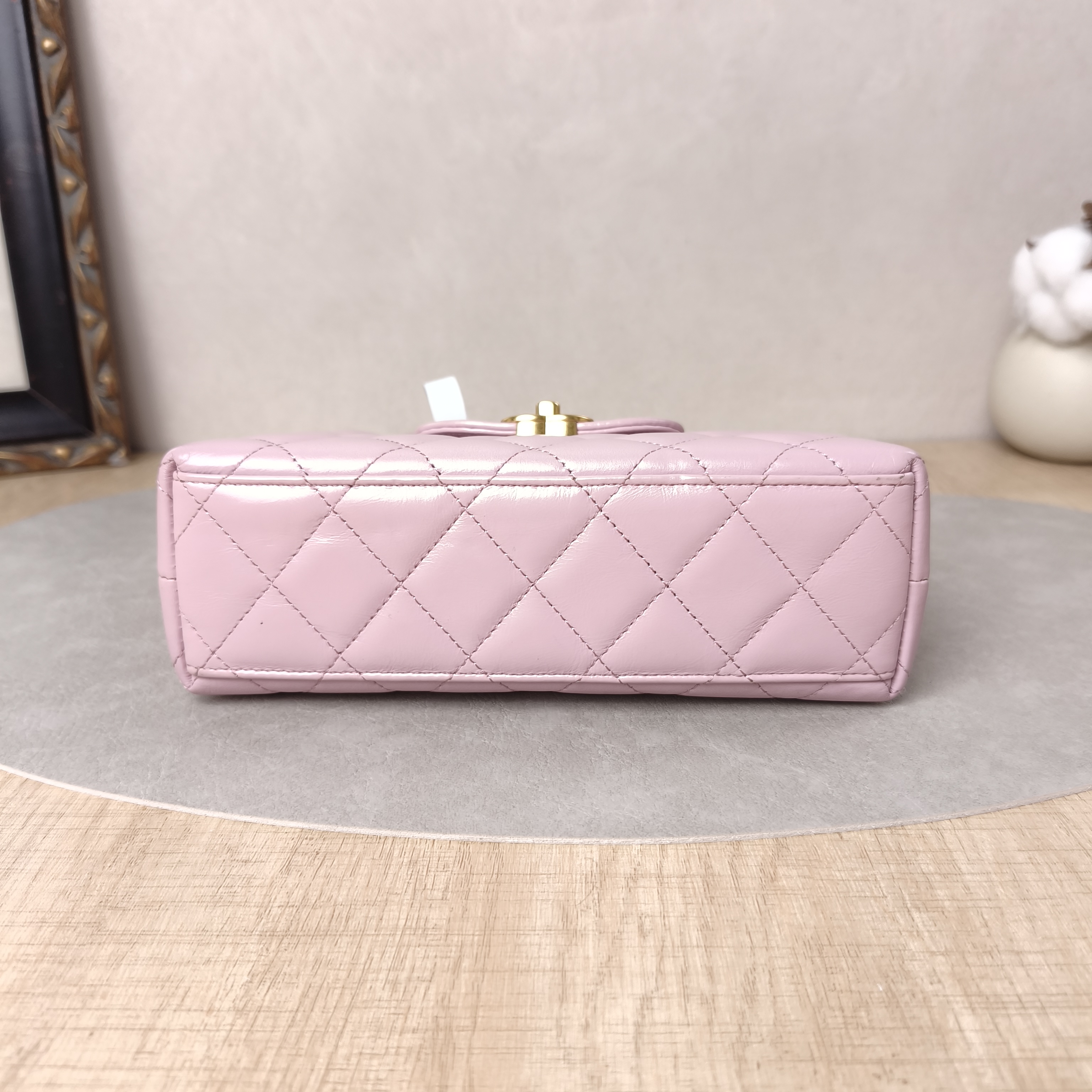Chanel Crossbody Bag Kelly Pink Waxed Leather19 × 7 × 13 cm — cover view 3 of 6