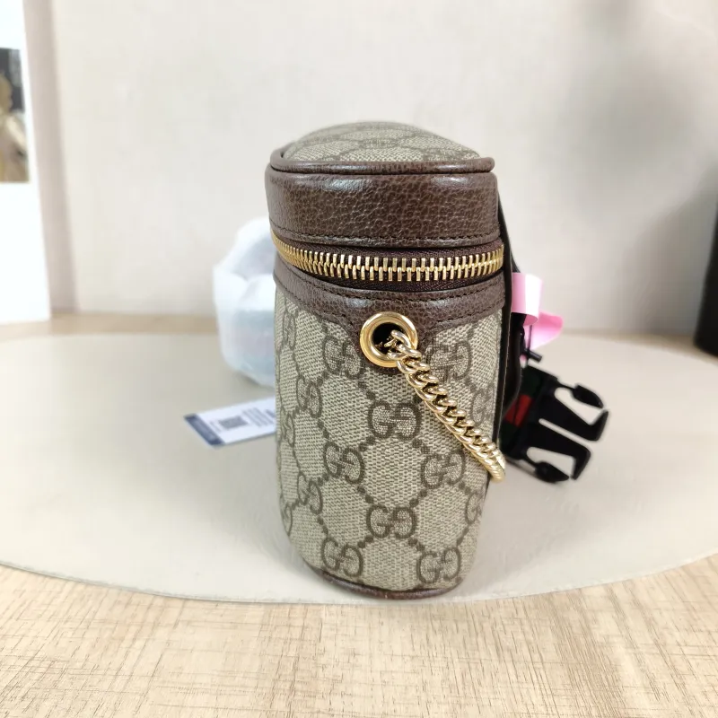 GUCCI Crossbody Bag ophidia Belt Bag Monogram PVC One Size 17 × 6 × 13 cm — detail view 8 of 13