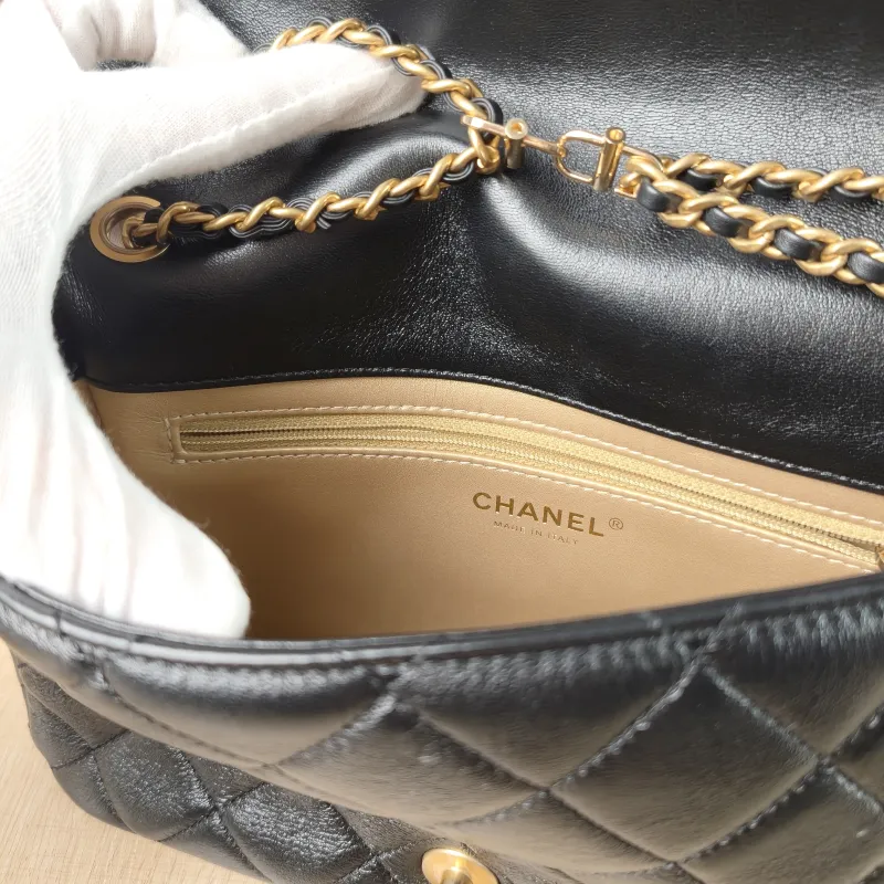 Chanel Shoulder Bag Editioncf Black Lambskin One Size 24 × 7 × 14.5 cm — detail view 10 of 13