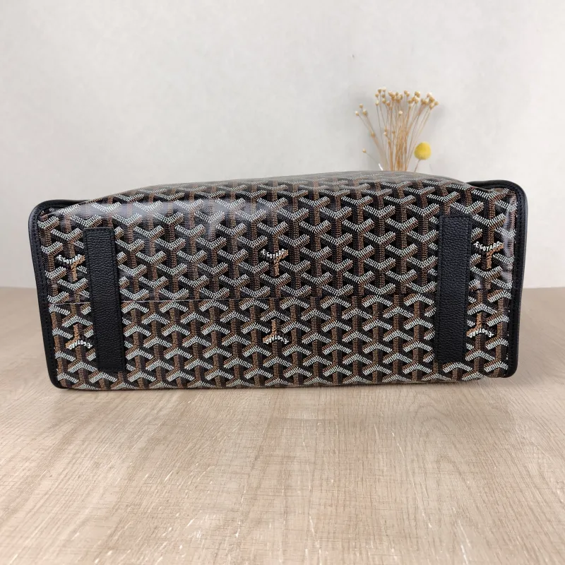 GOYARD Top Handle Bag hardy y tote Black PVC Small 40 × 17 × 31 cm — cover view 2 of 5