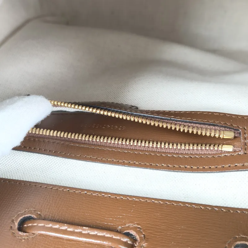 GUCCI Backpack GG Retro Collection Backpack Brown PVC One Size 26.5 × 13 × 30 cm — detail view 3 of 13