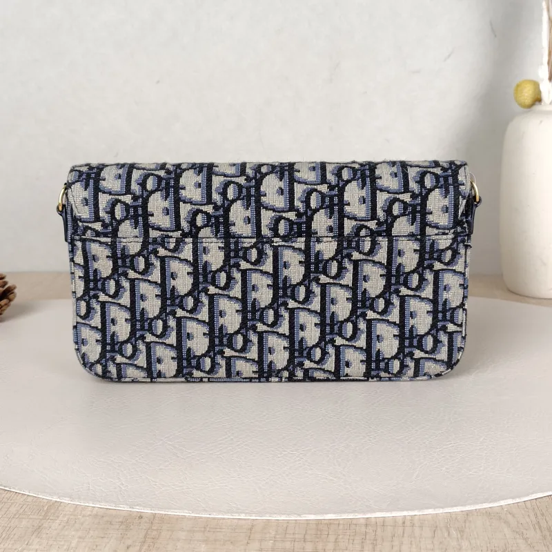 DIOR Crossbody Bag30 Montaigne woc Blue Canvas One Size21.5 × 3 × 12 cm — cover view 4 of 6