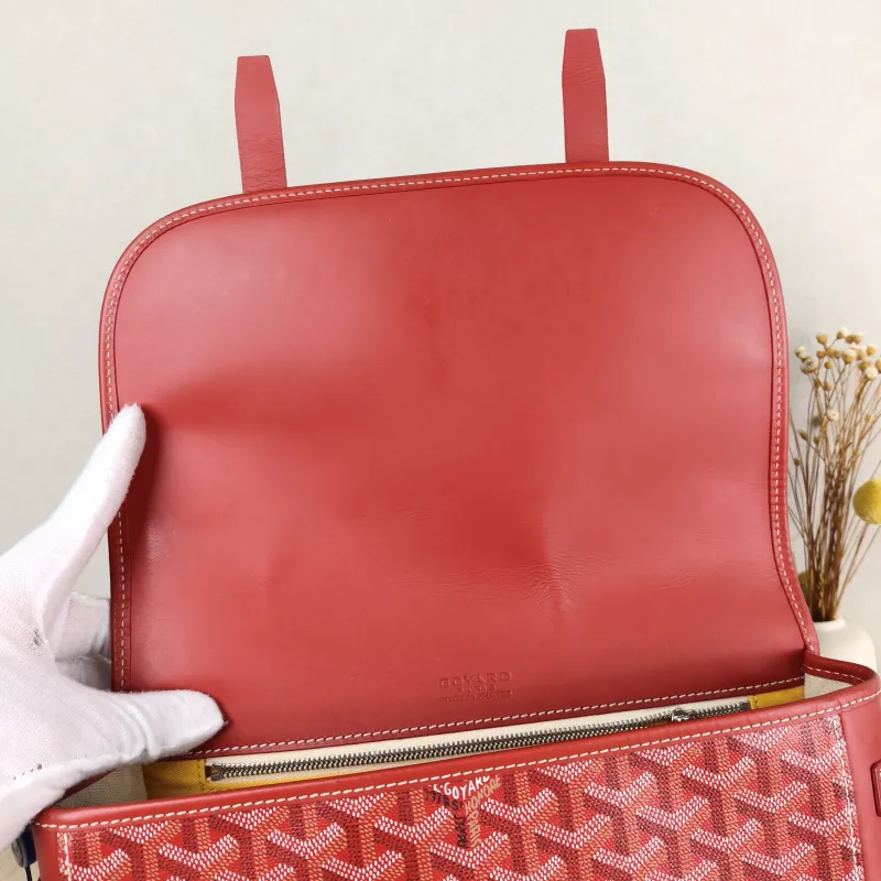 GOYARD Crossbody Bag Messenger Bag Crossbody Bag Red PVC 28.5 × 8 × 20 cm — detail view 11 of 11