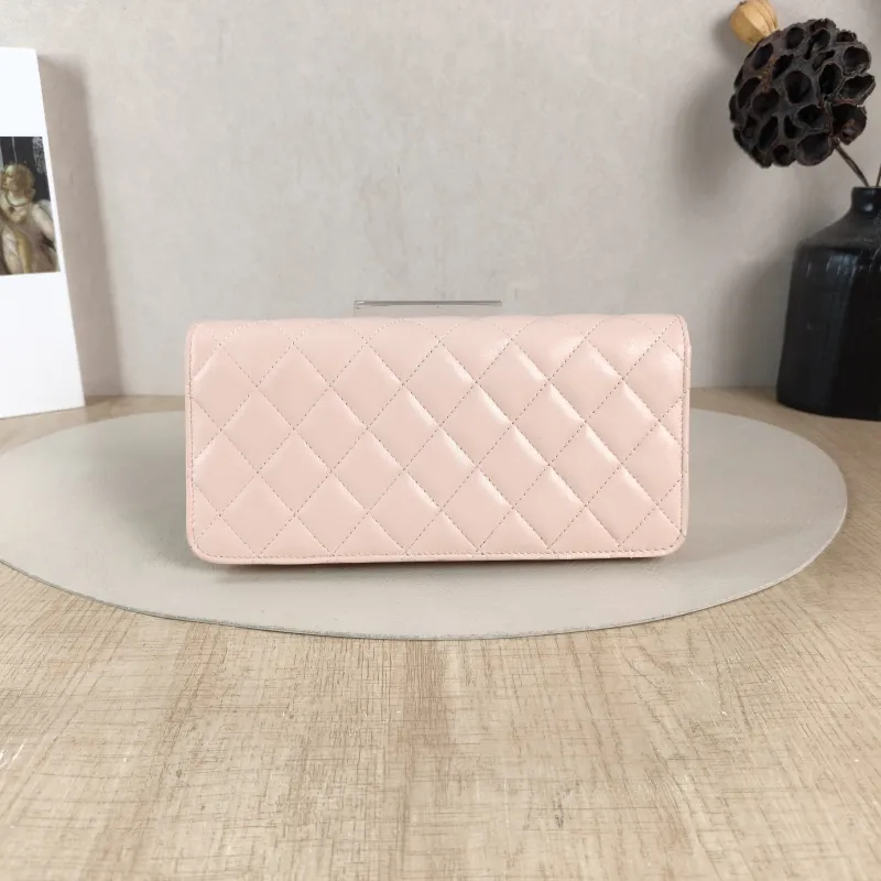 Chanel Shoulder Bag WOC Pink Lambskin One Size 22 × 3 × 11 cm — cover view 6 of 6